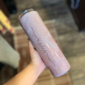 Rose Gold “Katie” Geode Tumbler